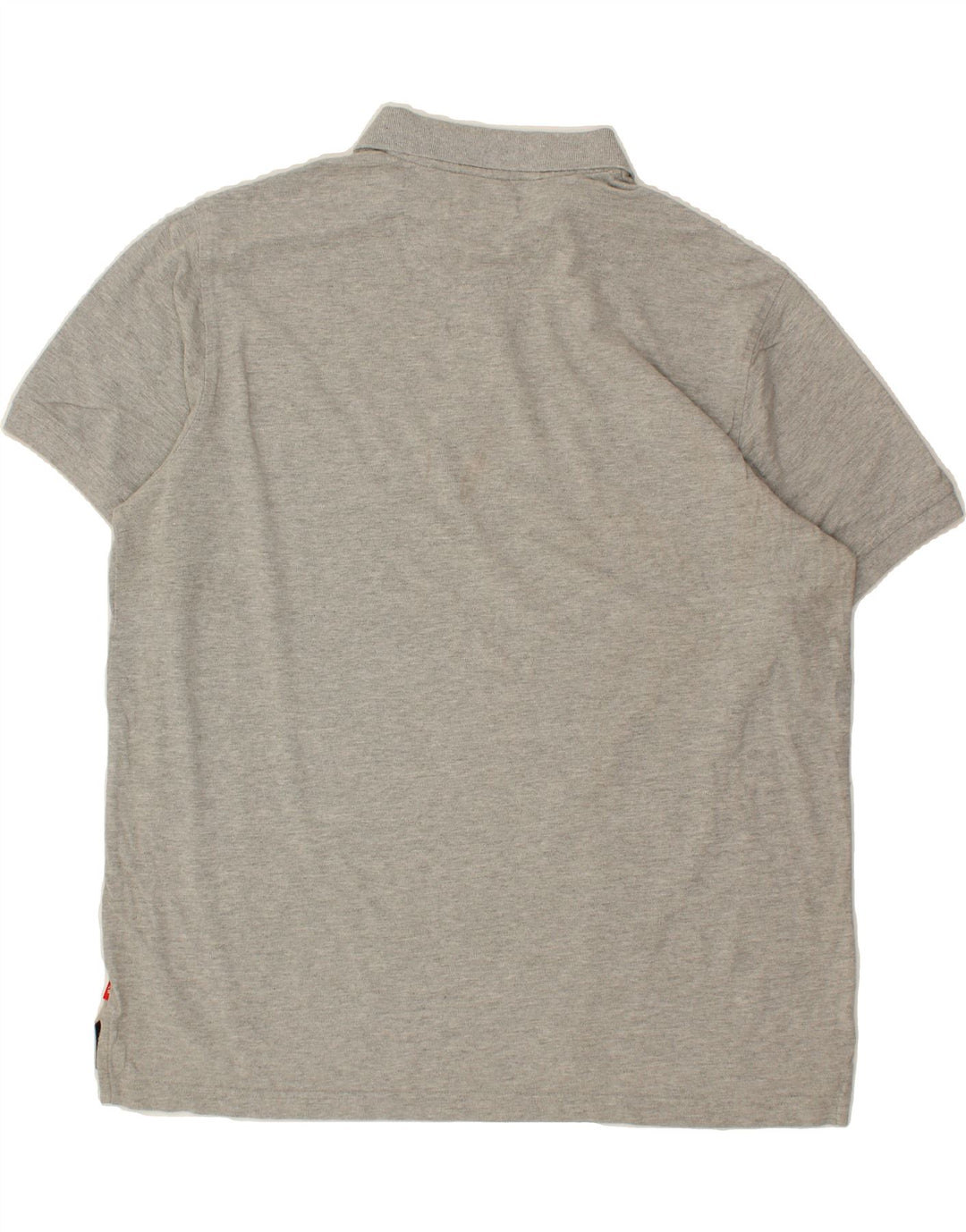 IZOD Mens Heritage Polo Shirt XL Grey Cotton Vintage Izod and Second-Hand Izod from Messina Hembry 
