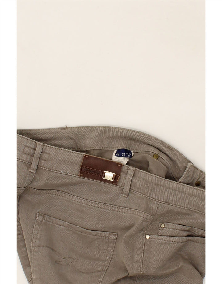TRUSSARDI Womens Straight Jeans W30 L28 Grey Cotton Vintage Trussardi and Second-Hand Trussardi from Messina Hembry 