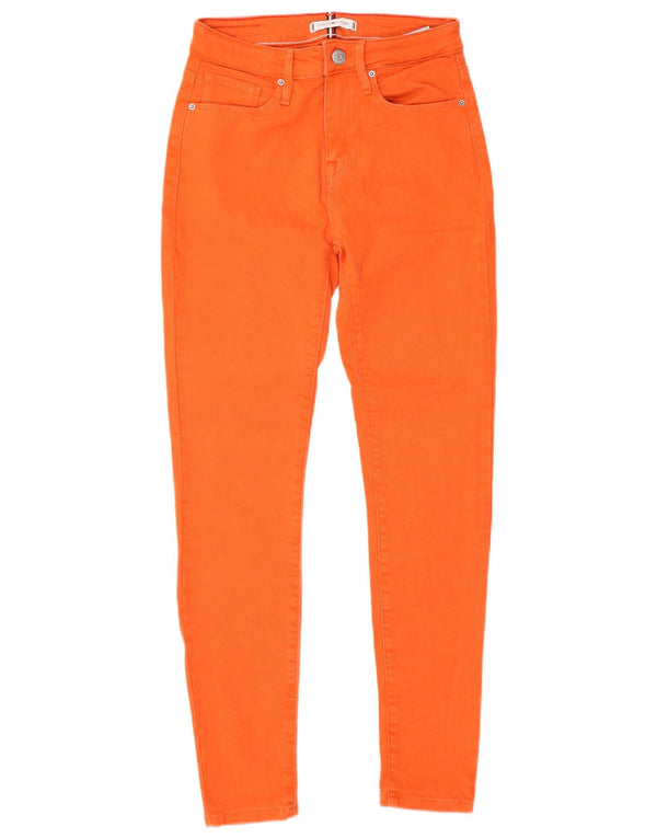 Tommy Hilfiger Damen Como Skinny Jeans W26 L28 Orange Baumwolle