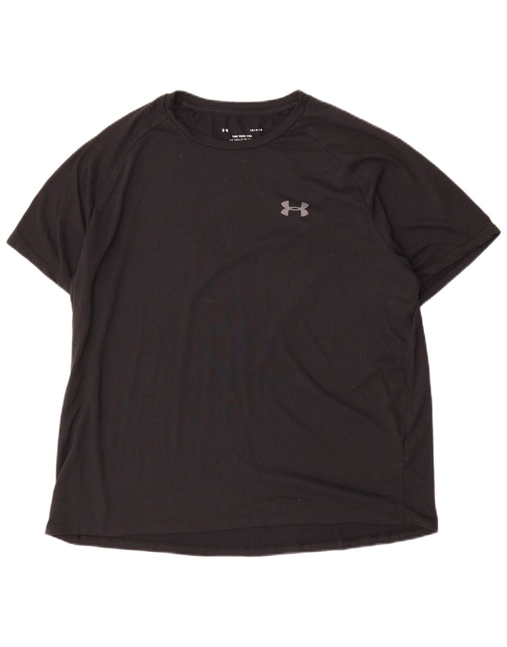 T-shirt da uomo Under Armour grande nera