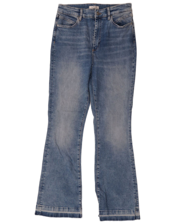 Guess Bootcut-Jeans für Damen, W30, L30, blaue Baumwolle