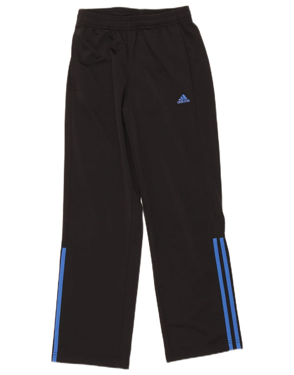 Pantaloni della tuta da ragazzo Adidas 11-12 anni in poliestere nero