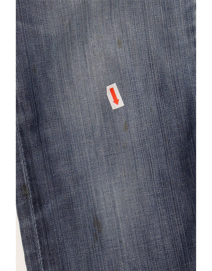 Lee Damen Rice Bootcut Jeans W28 L27 Blaue Baumwolle