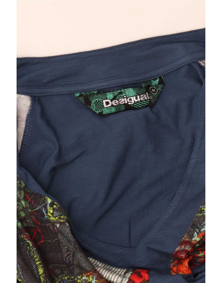 Desigual Abito tubino grafico da donna UK 12 Medio multicolore geometrico