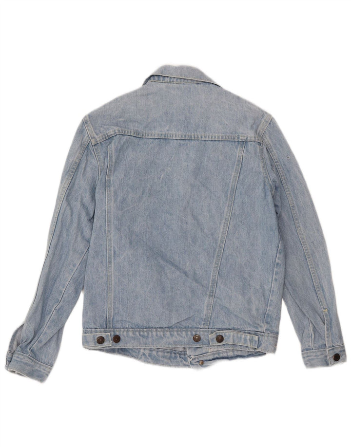MORRIS  Womens Denim Jacket IT 42 Medium Blue Cotton