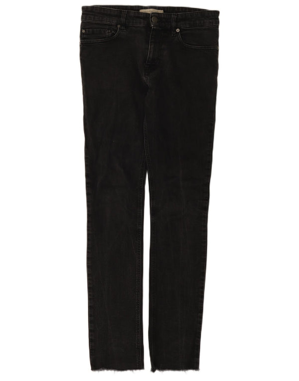 Calvin Klein Dame Slim Jeans W32 L34 Sort Bomuld