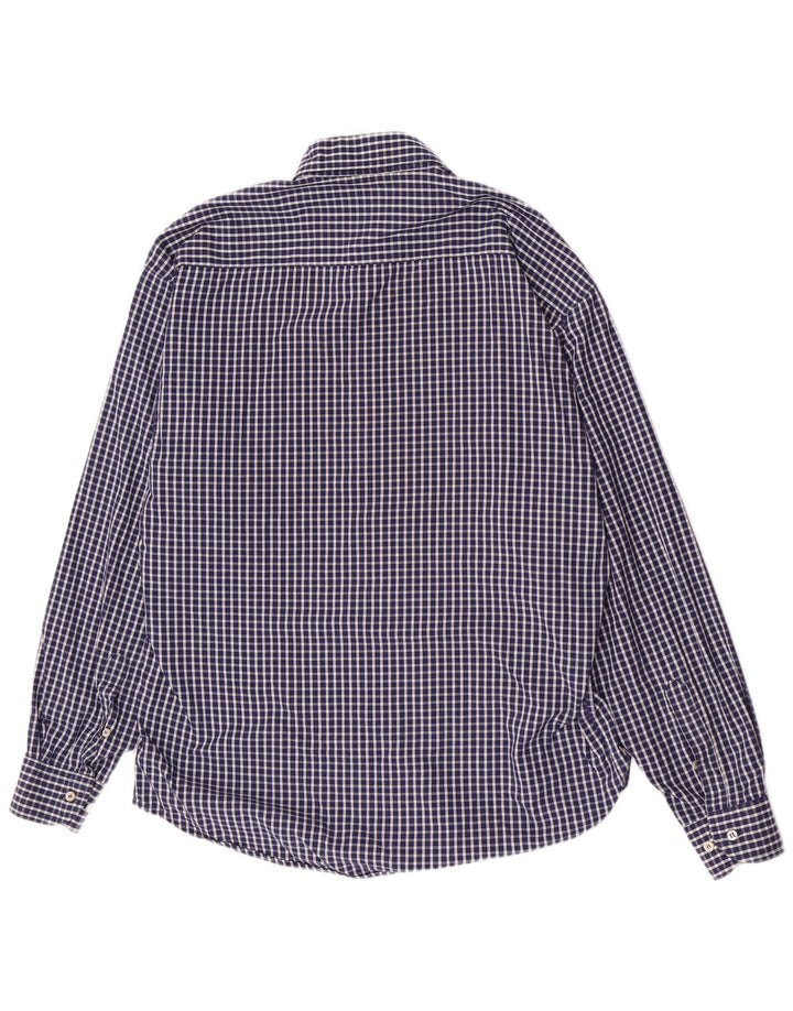 Fila Chemise Regular Fit Homme Bleu Marine Moyen Vichy Coton