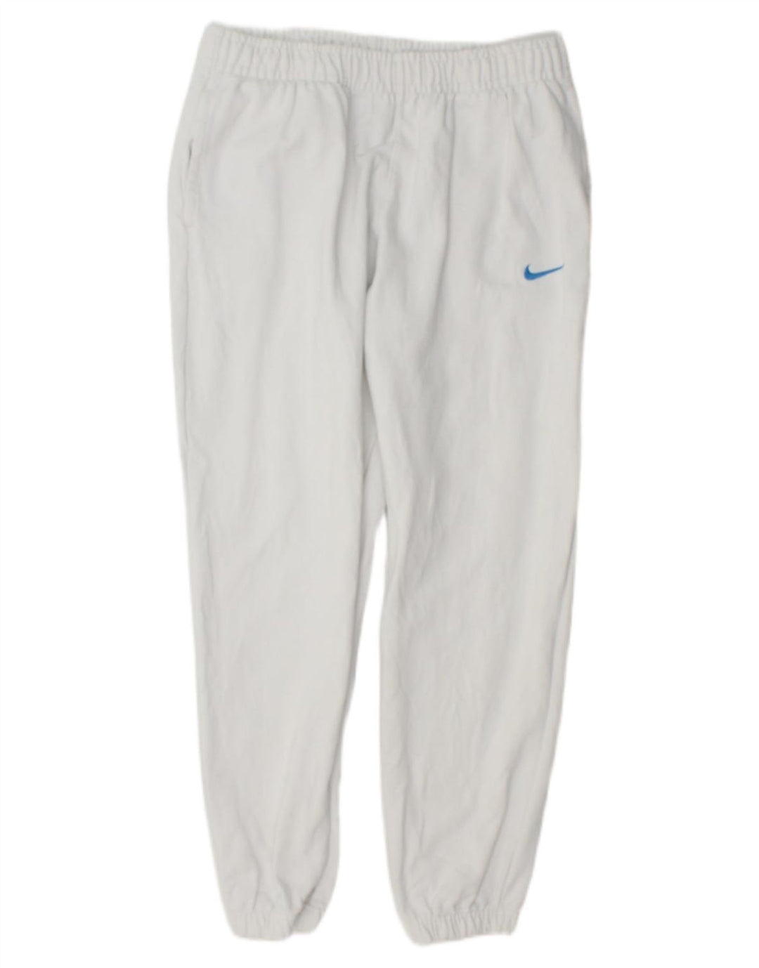Nike Mens Tracksuit Trousers Joggers Large White Cotton