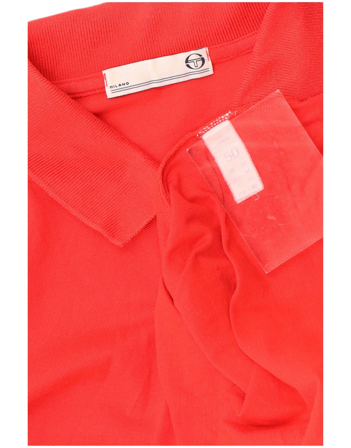 SERGIO TACCHINI Mens Milano Polo Shirt IT 50 Medium Red
