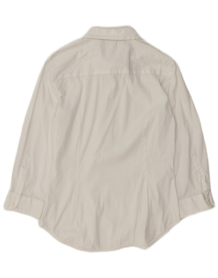Zara dametrøje med 3/4 ærmer UK 12 Medium White