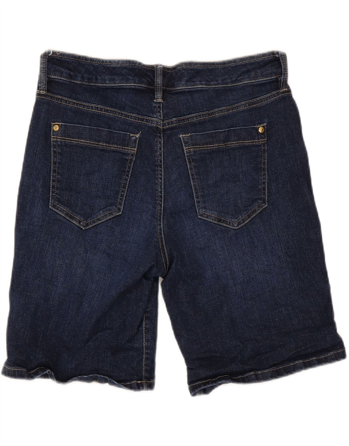 DKNY Womens Denim Shorts US 10 Large W30 Blue Cotton