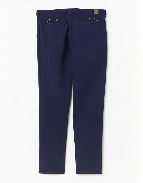 Guess Slim Chino-Hose für Damen, W30 L29, marineblaue Baumwolle