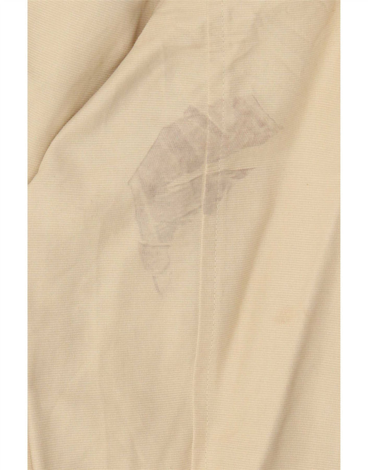 Valentino Womens 3 Button Blazer Jacket IT 40 Small Beige Pinstripe