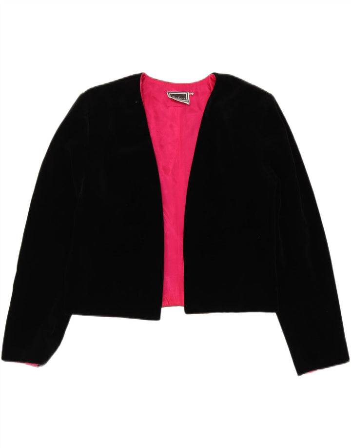 Giacca Bolero Aperto Donna Luisa Spagnoli IT 44 Medio Nero Cotone