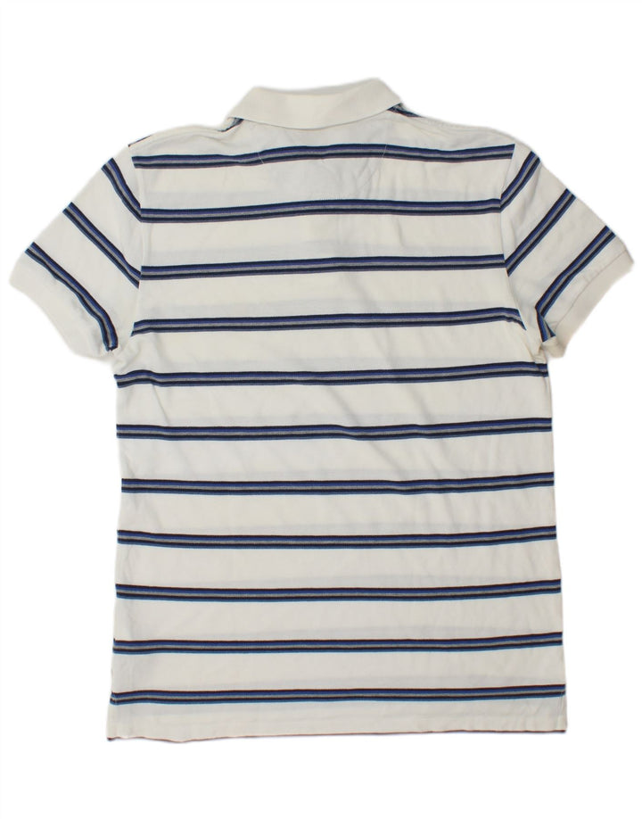 Polo da uomo Gap in cotone a righe grandi bianche