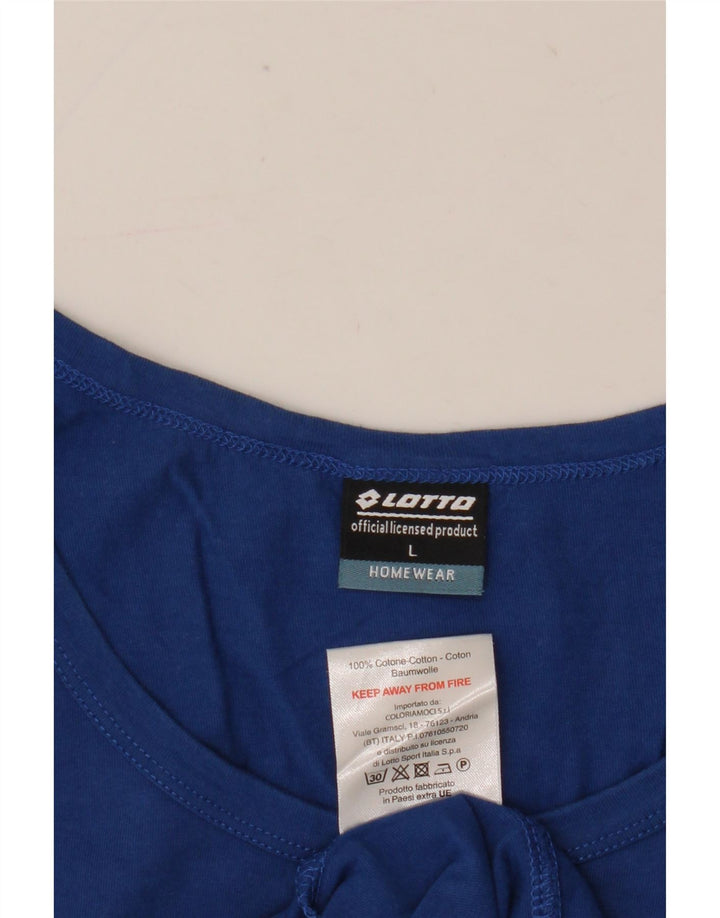 Lotto Mens Vest Top Large Blue Cotton