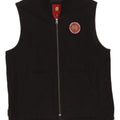 Element Mens Gilet UK 38 Médio Algodão Preto