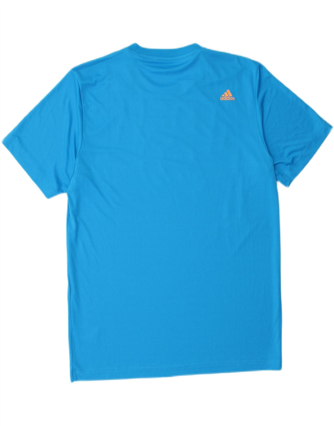 ADIDAS Mens Climalite Graphic T-Shirt Top Medium Blue Polyester Vintage Adidas and Second-Hand Adidas from Messina Hembry 