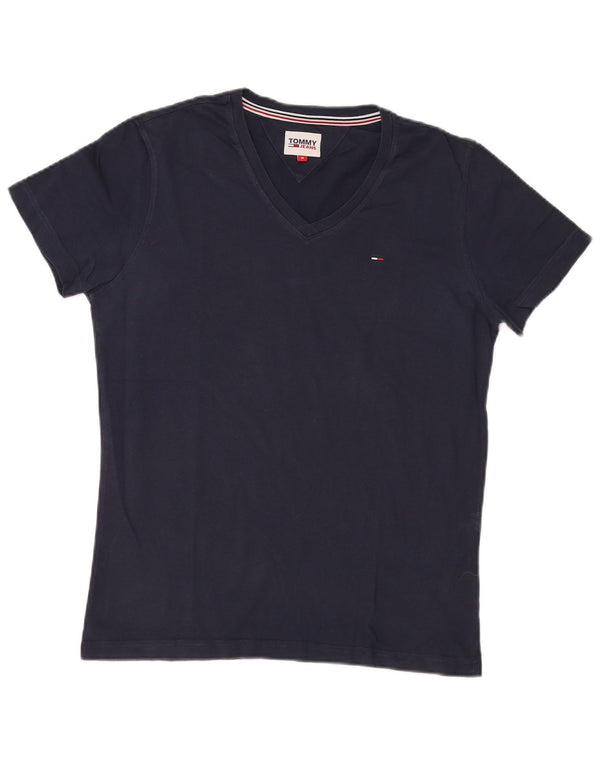 Camiseta Tommy Hilfiger Hombre Top Medium Azul Marino Algodón