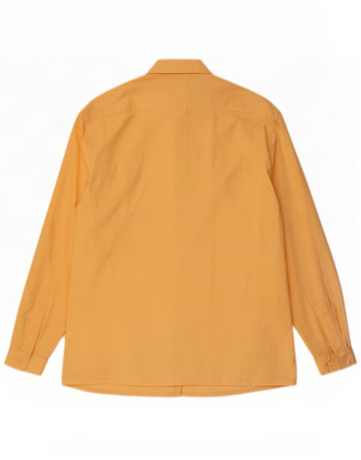 Vintage Womens Loose Fit Shirt EU 38 Medium Yellow Cotton