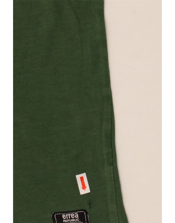 Errea Mens Graphic T-Shirt Top Large Green