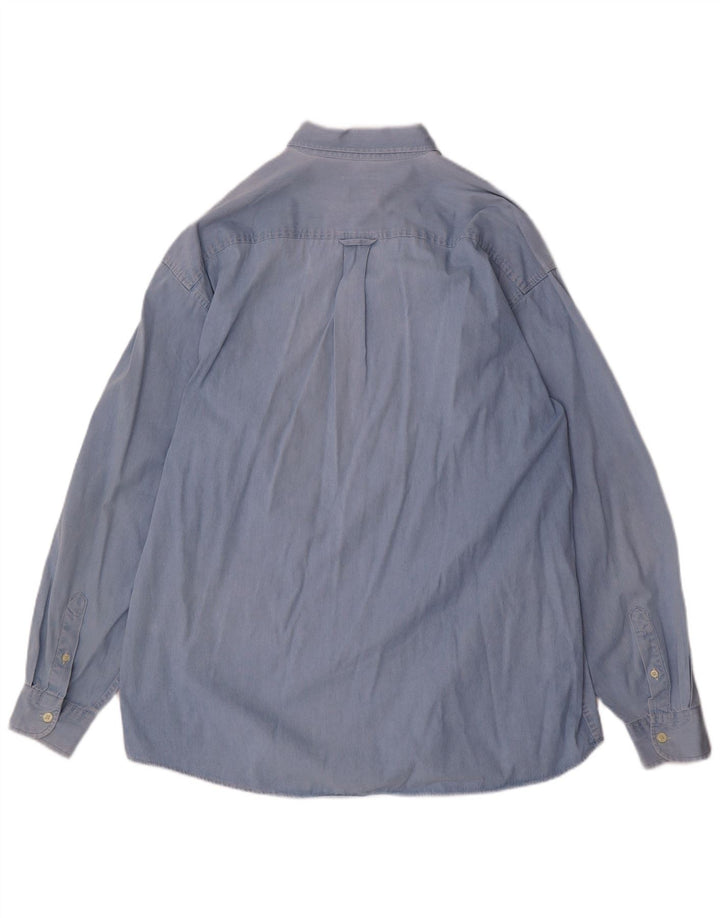 Camisa Dockers Hombre XL Algodón Azul