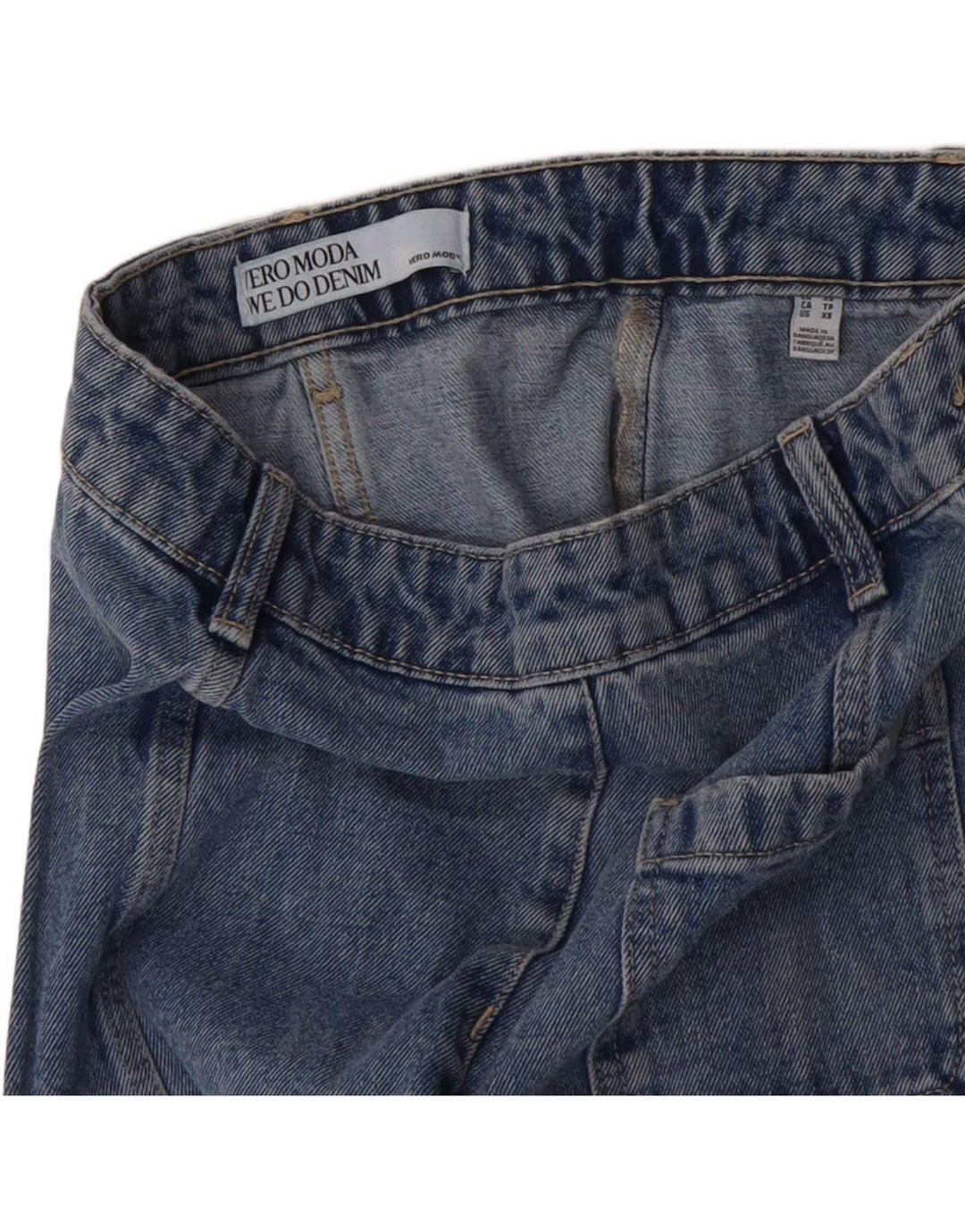 VERO MODA Womens Mini Denim Skirt XS W28  Blue