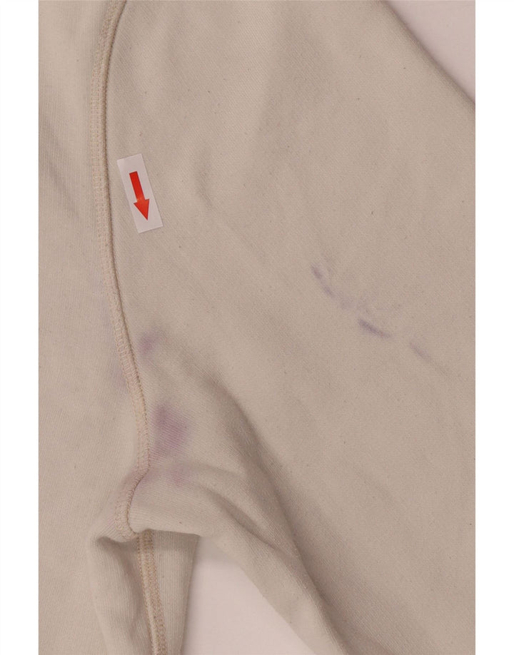 Jack Wills Mens Graphic Sweatshirt Jumper Large White Cotton