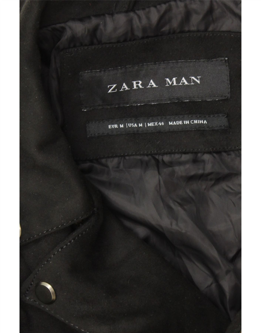 ZARA Womens Biker Jacket EU 40 Medium Black Vintage Zara and Second-Hand Zara from Messina Hembry 