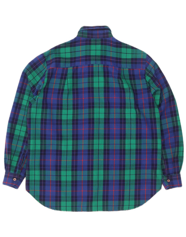 Gabri elle La Camicia Dame Flanellskjorte UK 16 Stor Flerfarvet Ternet
