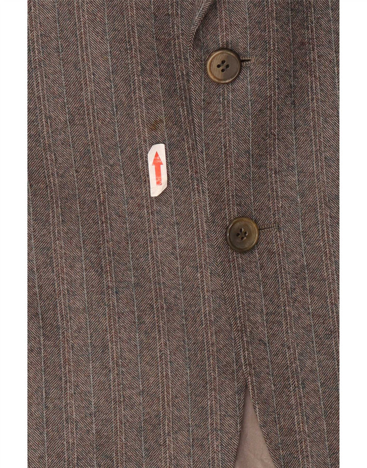 Valentino Ανδρικό σακάκι σακάκι με 2 κουμπιά UK 38 Medium Grey Ψαροκόκκαλο