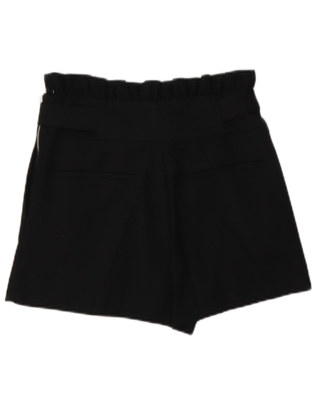 Zara Womens Trafaluc High Waist Hot Pants Small W26  Black Polyester