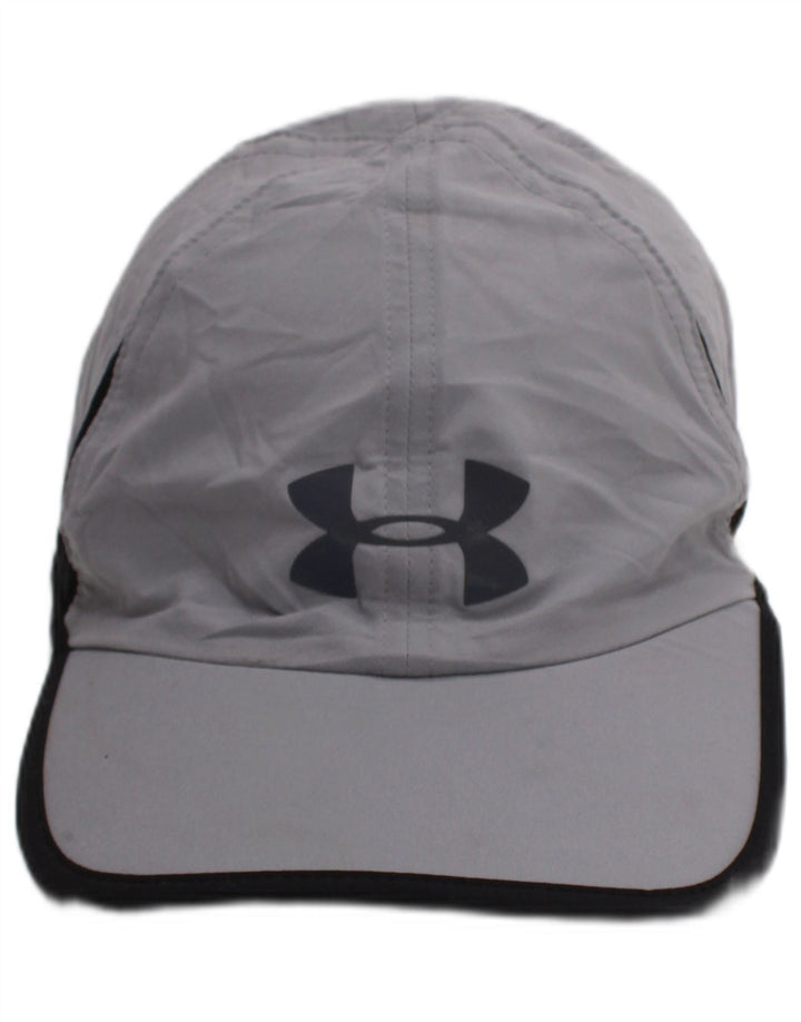 Boné de beisebol gráfico masculino Under Armour tamanho único poliéster cinza