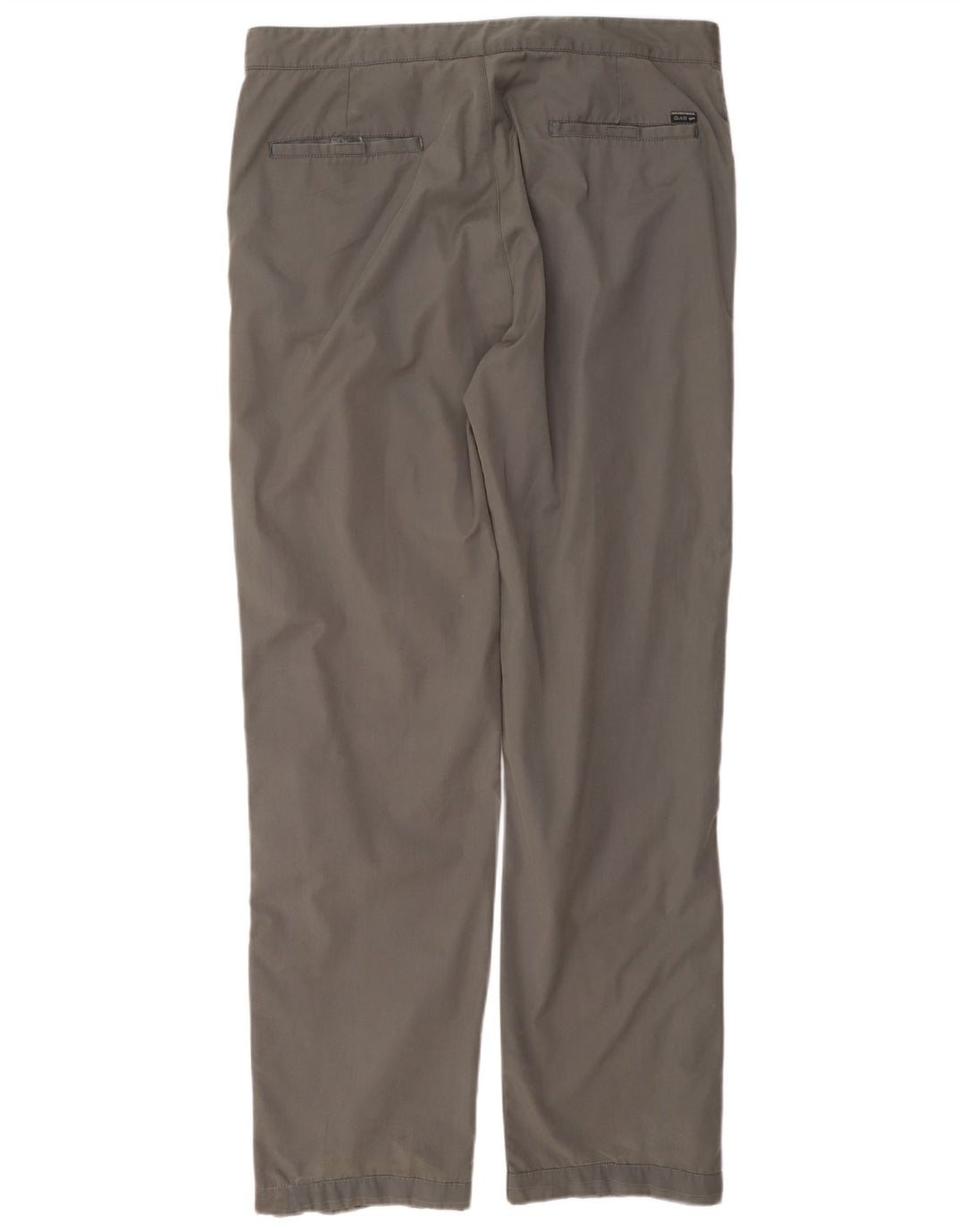 Gas Mens Straight Casual Trousers W34 L32 Grey