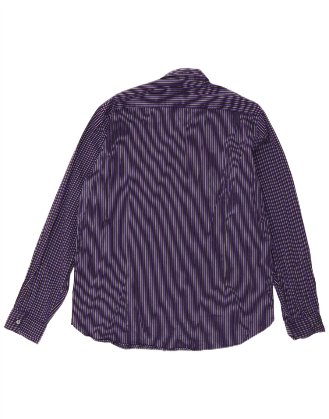 Ted Baker Chemise Homme Taille 6 2XL Violet Rayé Coton