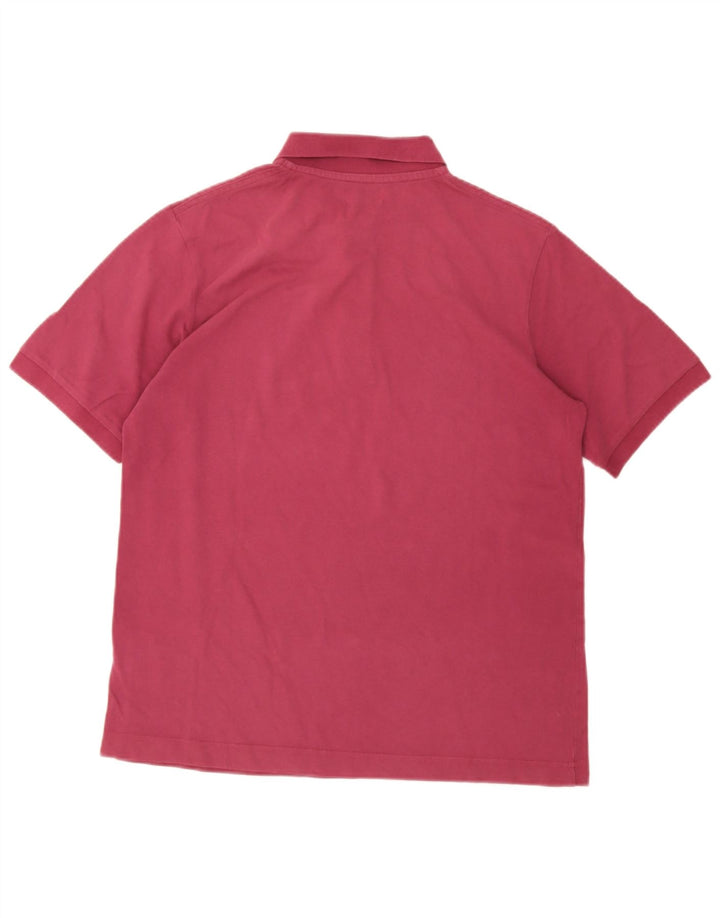 Kappa herre poloshirt Medium Bourgogne bomuld