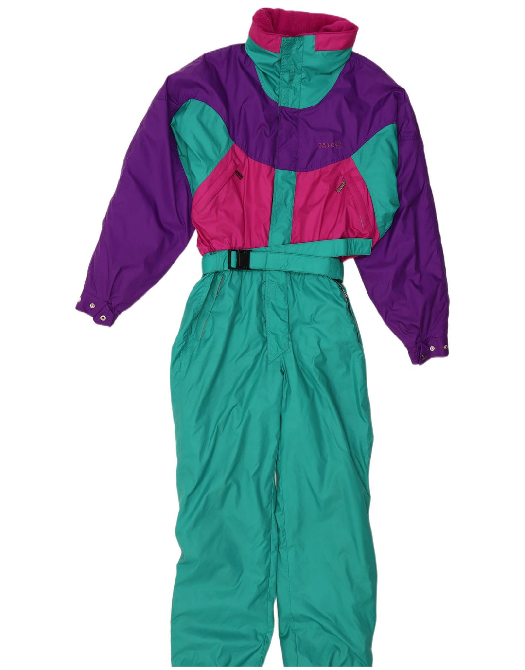 Bailo Mens Ski Jumpsuit Medium Turquoise Colourblock Polyamide