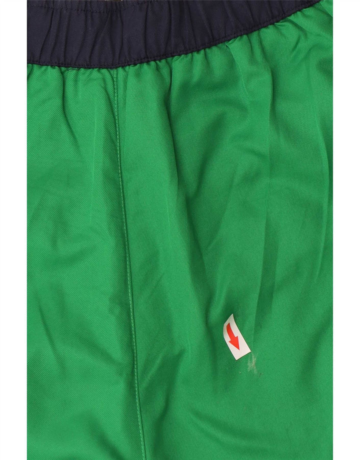 Pantaloncini da bagno grafici da uomo Fila in poliestere color block verde medio