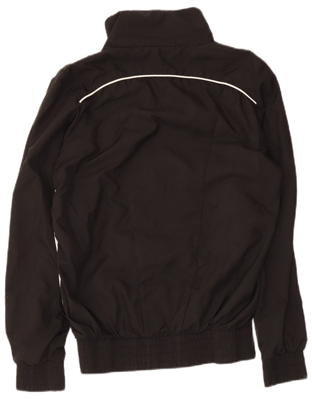 Puma Womens Tracksuit Top Jacket UK 10 Small  Black Polyester