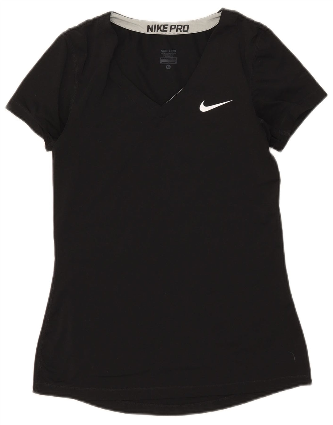 Damska koszulka Nike Dri Fit Top UK 12, średni czarny poliester