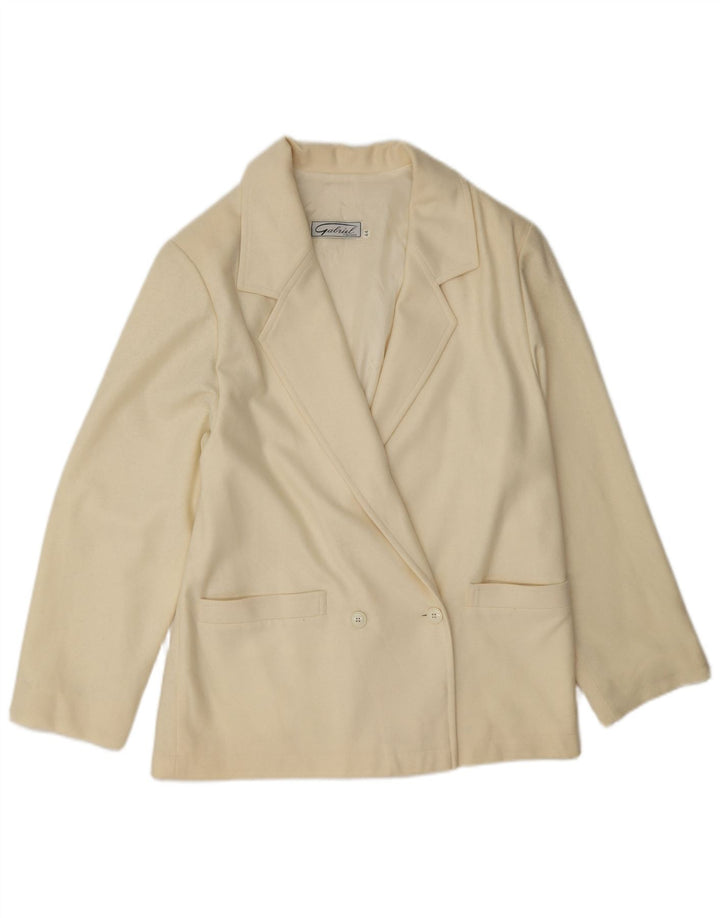 Gabriel Veste Blazer Croisée Pour Femme IT 44 Medium Off White