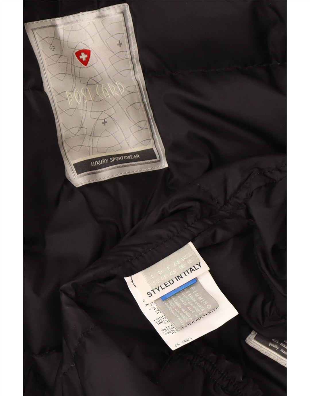 Post Card Manteau Rembourré Femme UK 18 XL Noir Polyester Hiver