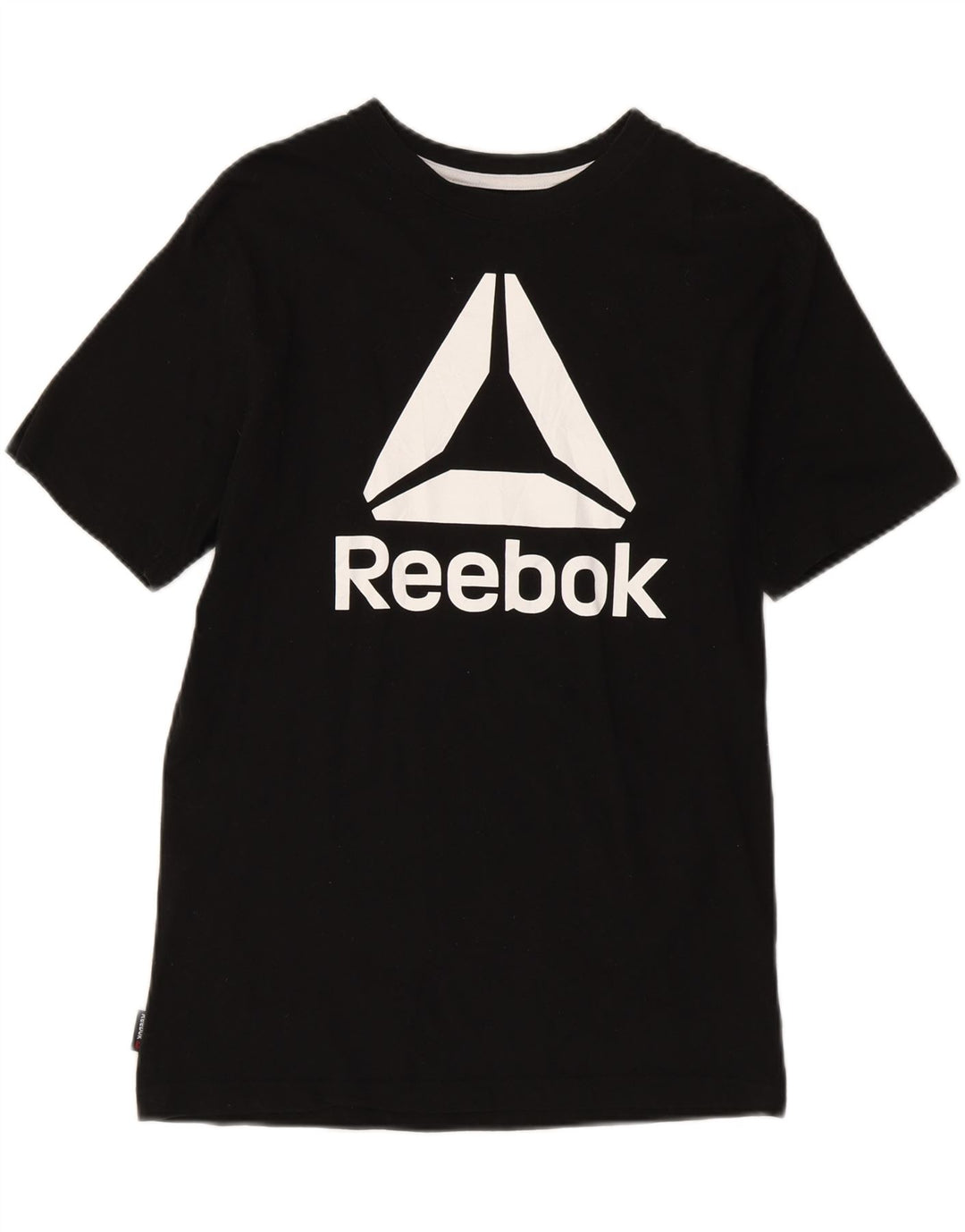 REEBOK Mens Graphic T-Shirt Top Small Black Cotton Vintage Reebok and Second-Hand Reebok from Messina Hembry 