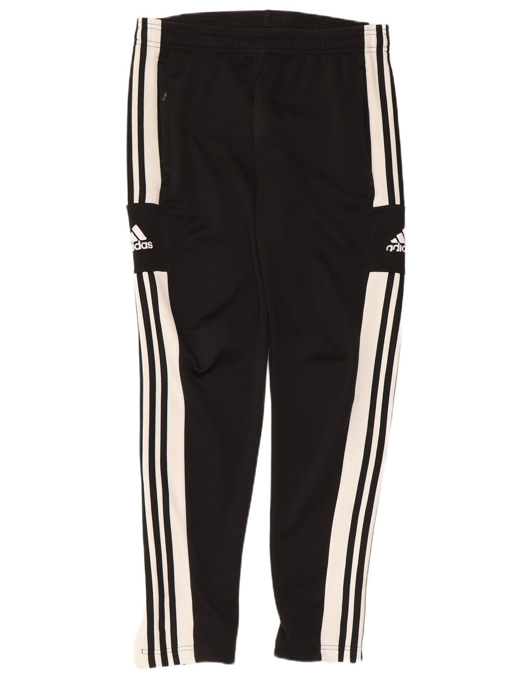 Adidas Mens Graphic Tracksuit Trousers Medium Black Polyester