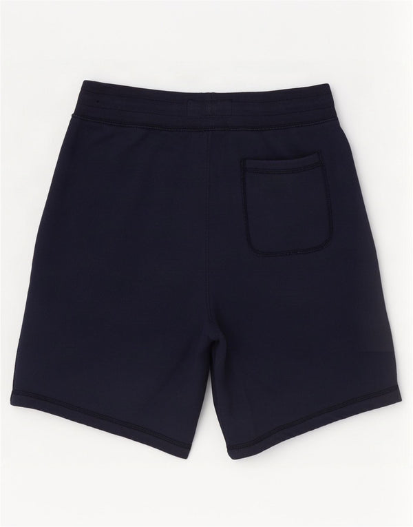 Abercrombie & Fitch Herren-Sportshorts mit Grafik, Größe S, marineblaue Baumwolle
