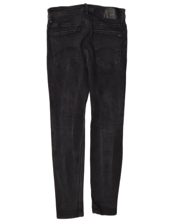 Tommy Hilfiger Damen Simon Skinny Jeans W30 L32 Graue Baumwolle
