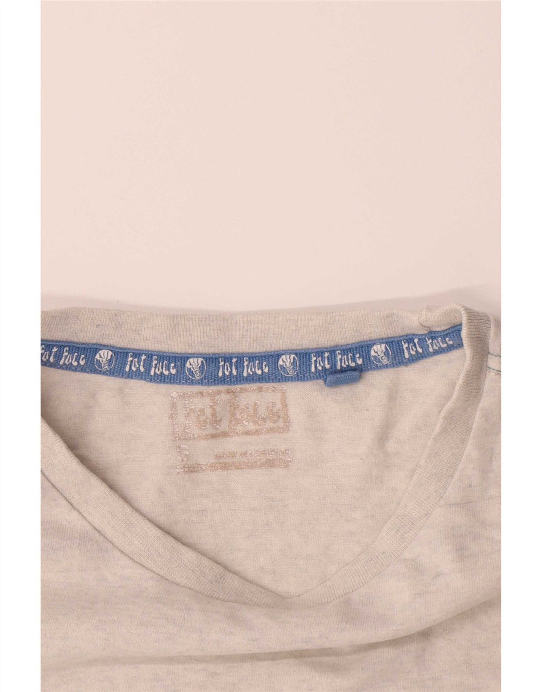 Fat Face T-Shirt Graphique Homme Petit Gris