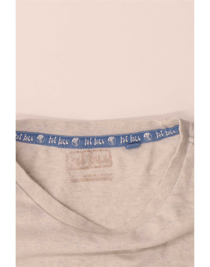 Fat Face T-Shirt Graphique Homme Petit Gris