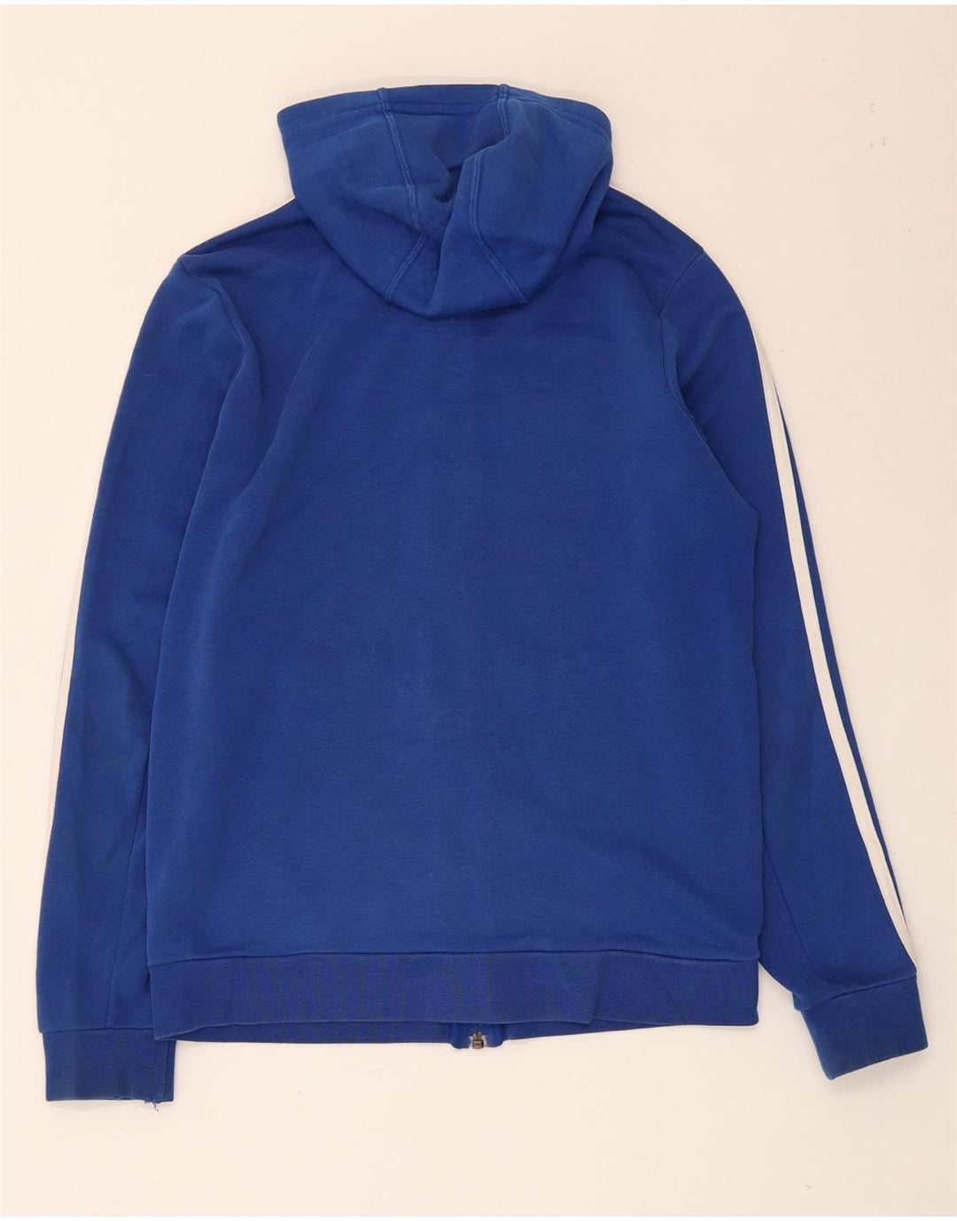 Adidas Boys Zip Hoodie Sweater 13-14 Years Blue