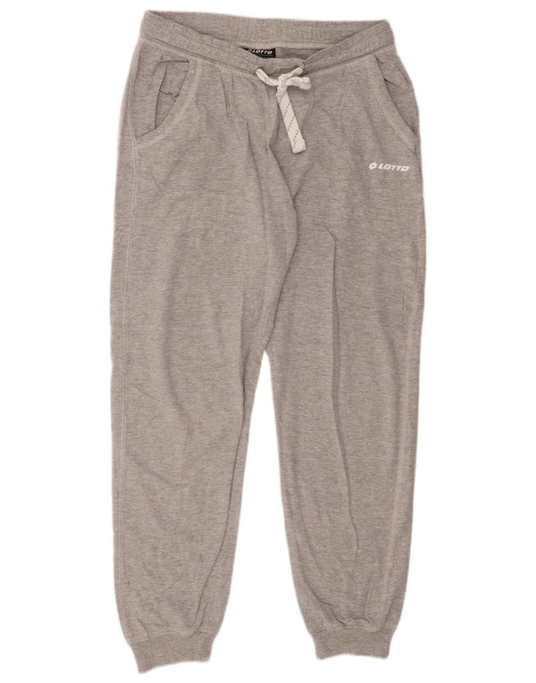 Lotto Pantalon de survêtement pour femme en coton moucheté gris moyen UK 44